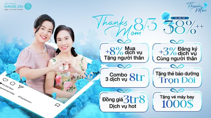 DUY NHẤT trong tháng 3 – Đừng bỏ lỡ COMBO LÀM ĐẸP SIÊU HỜI nhân dịp 8/3!