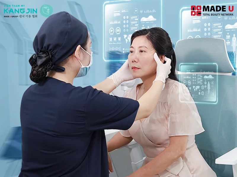 Liệu pháp trẻ hoá KangJin MaxCollagen Diamond Siêu Vi Điểm