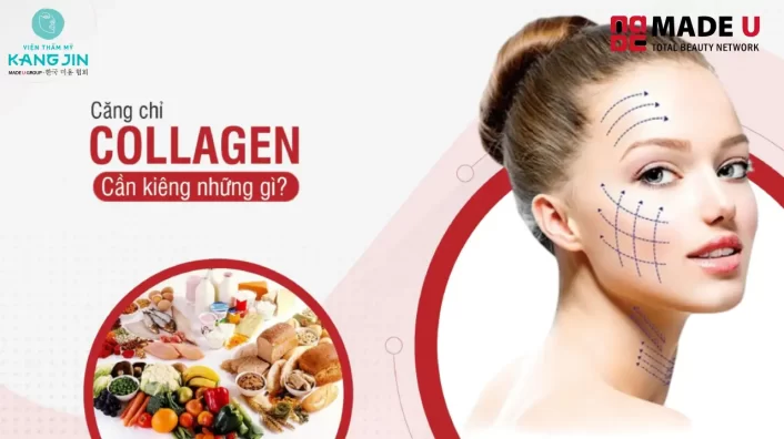 Căng chỉ collagen cần kiêng những gì