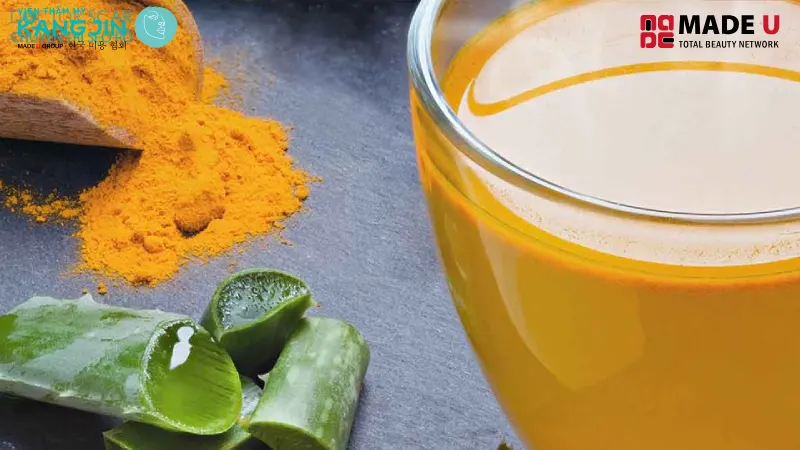 Cách Khắc Phục Cô Bé Bị Thâm Bằng Nha Đam Và Nghệ