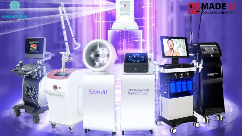 Hệ thống máy móc hiện đại tại VTM KangJin 